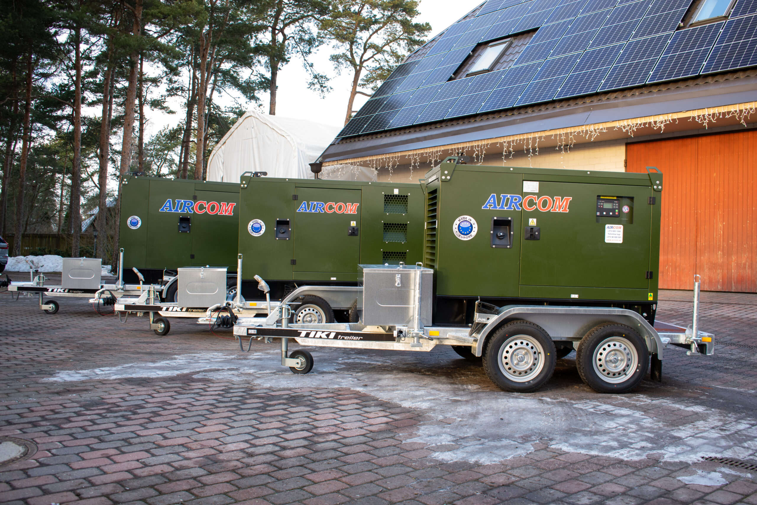 Generaatorid haagisel